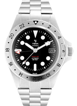 Superman Worldtime GMT Steel 39mm